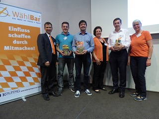 Foto von der Ehrung